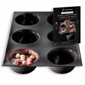 Silpat Flexipan 6 Bomb Cakes Premium Silicone Baking Pan Bakeware online promo