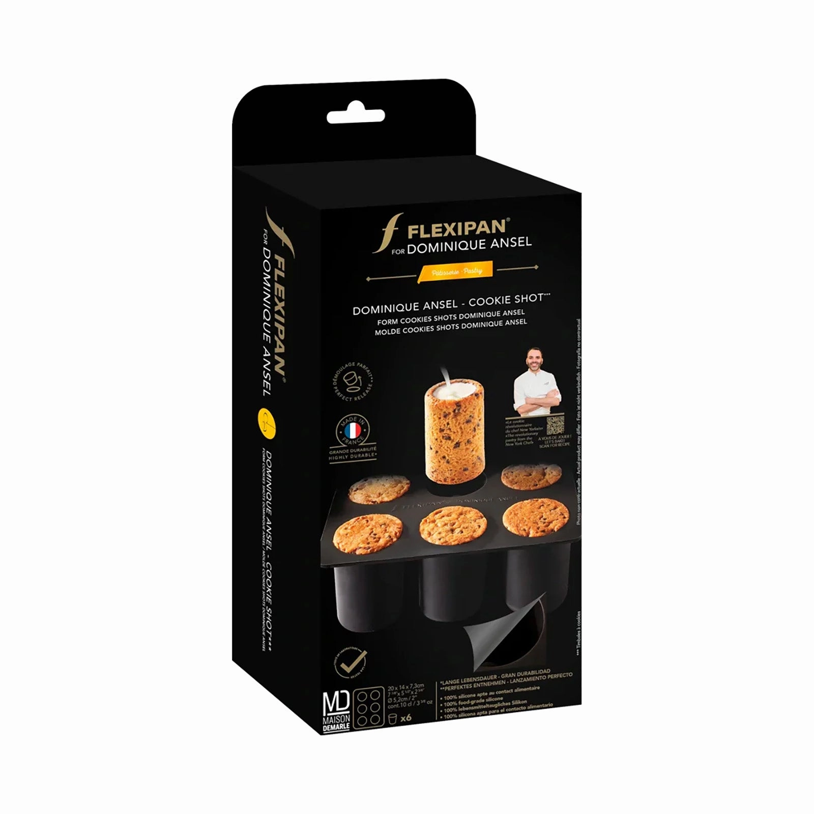 Silpat Flexipan 6 Cookies Shots Mold