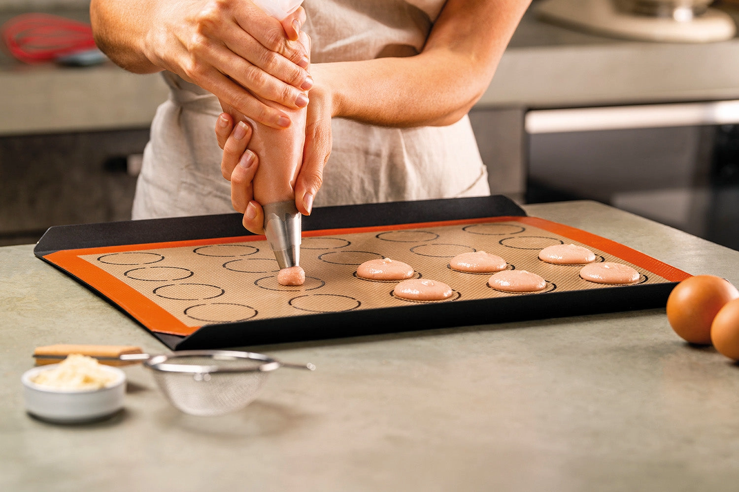 Silpat Perfect Macaron Non-Stick Silicone Baking Mat, 11-5/8" x 16-1/2"