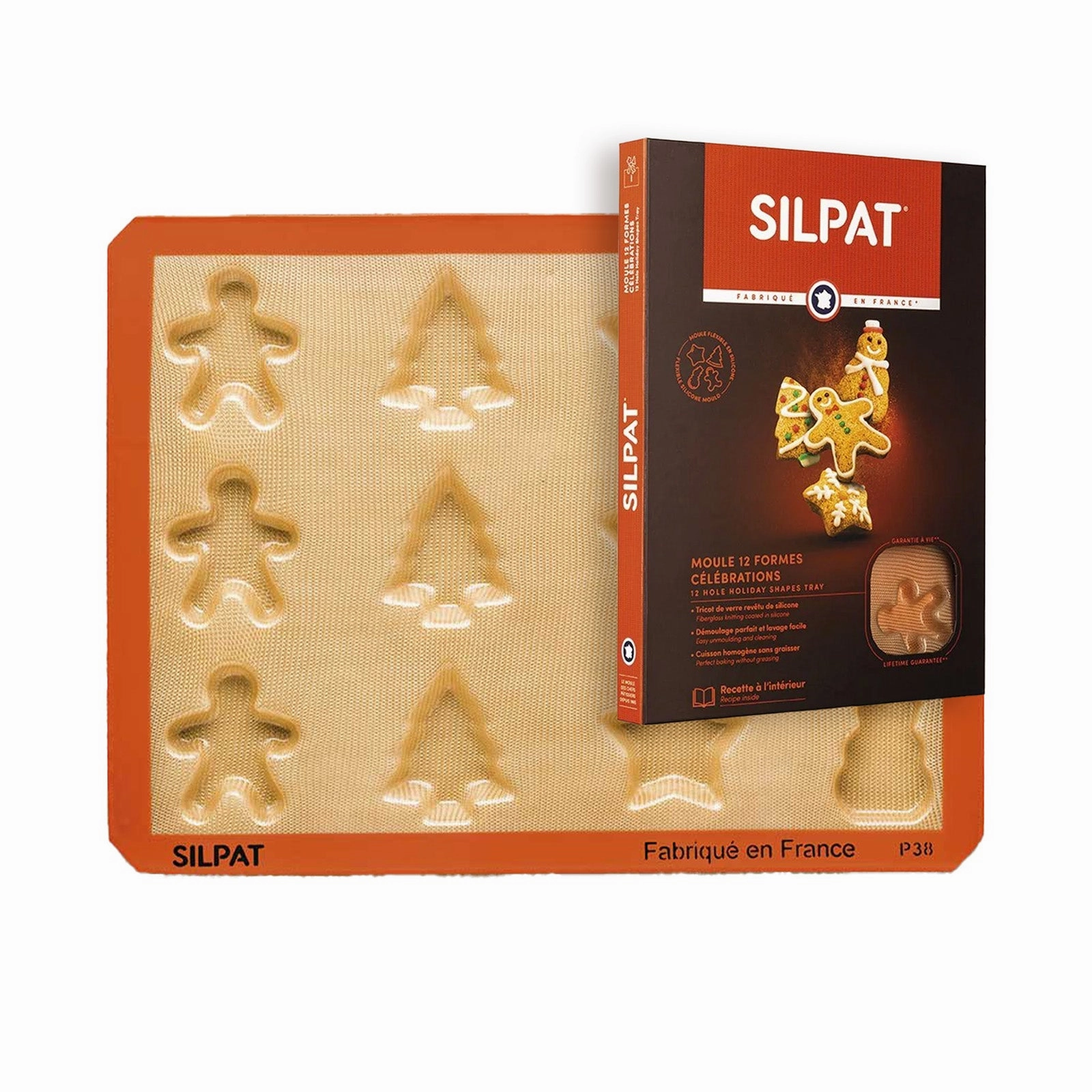 Silpat Perfect Non-Stick 12 Cavity Holiday Treats Baking Pan Bakeware online promo