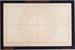 Silpat Perfect Pastry Non-Stick Silicone Countertop Workstation Mat, 15-1/8" x 23" Bakeware online promo