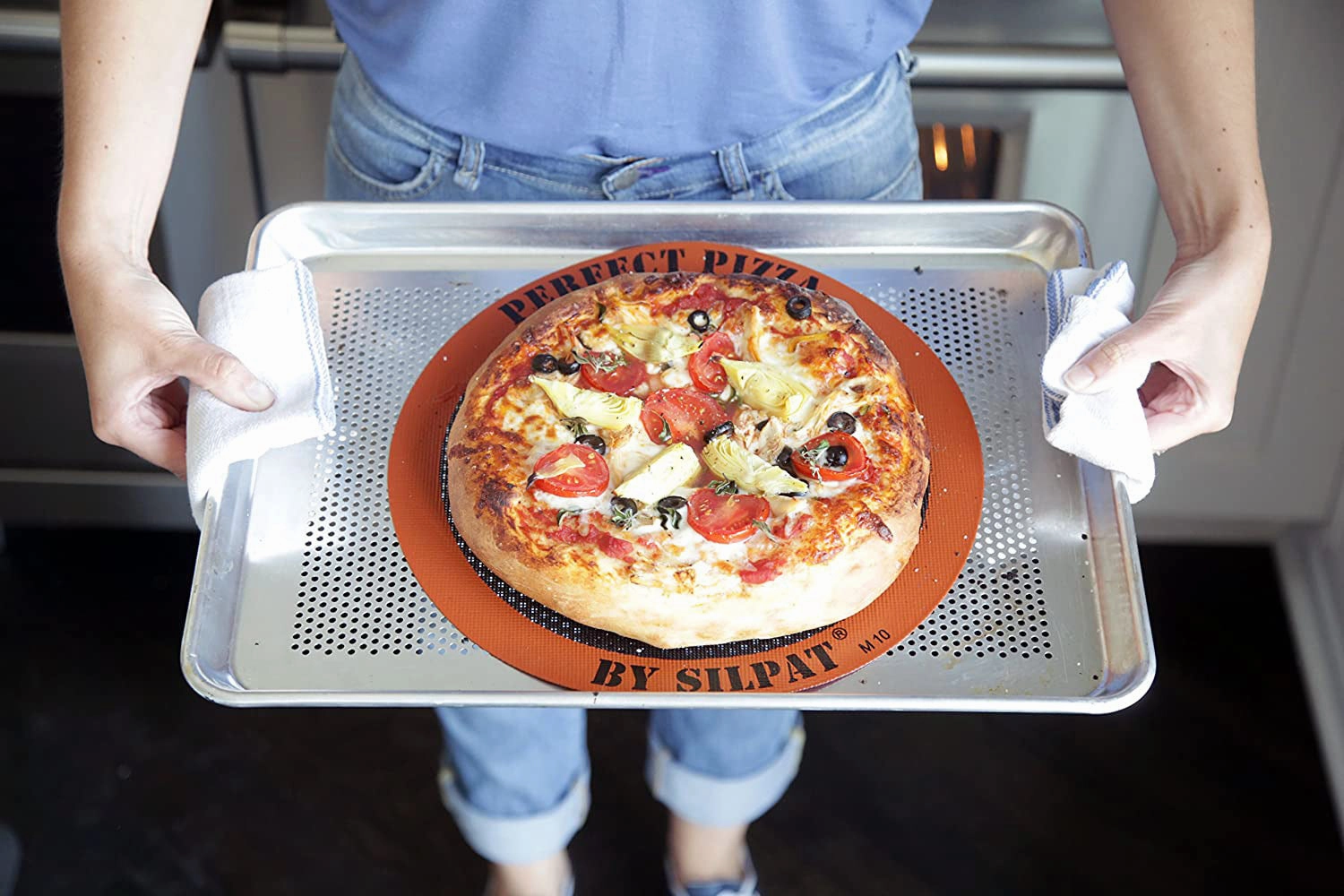 Silpat Perfect Pizza Non-Stick Silicone Baking Mat, 12" Round