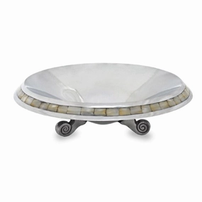 Silver And Mother Of Pearl Pedestal Centerpiece Bowl Cooking Tools & Accessories outlet tools