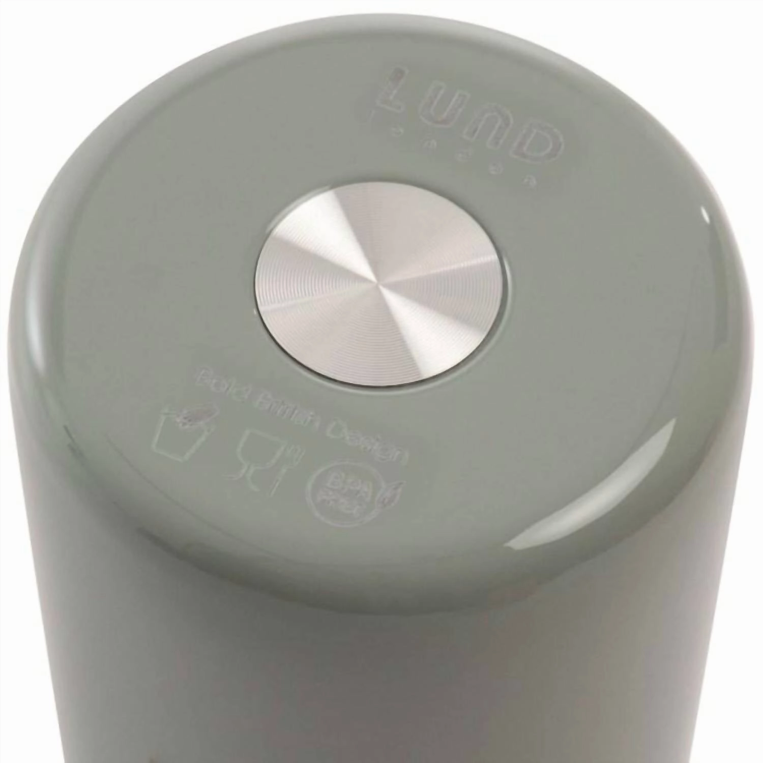 Skittle Jumbo Water Bottle In Light Grey/coral