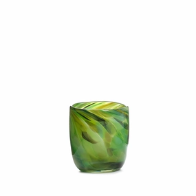 Small Glass in Green Glassware Tabletop & Kitchen sale