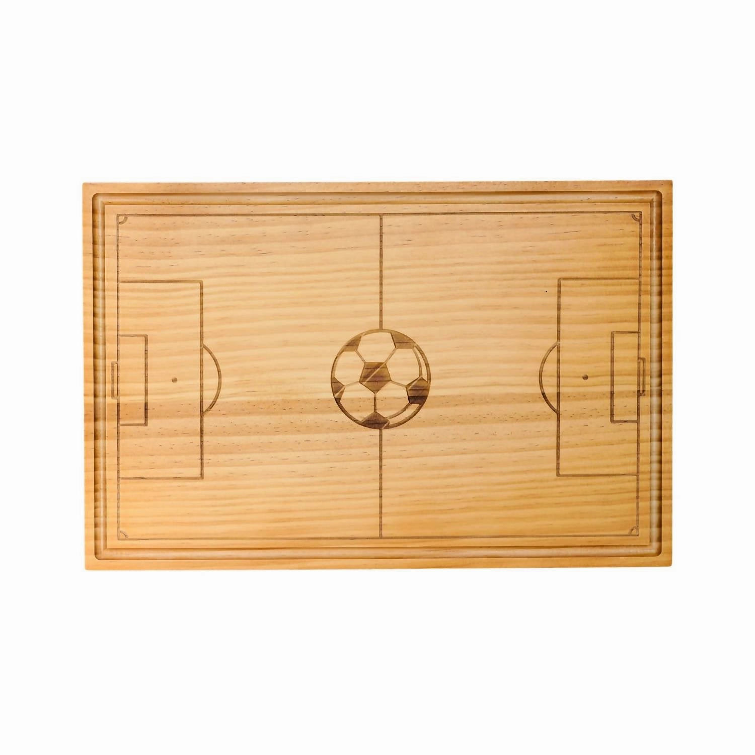 Soccer Field Wood Board - 18" X 12" In Brown Serveware deals online