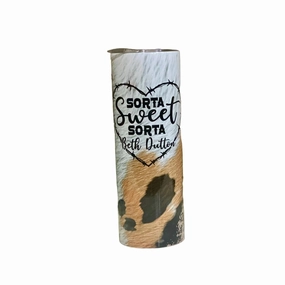 Sorta Sweet Sorta Beth Dutton 20 Oz Skinny Tumbler In White/brown Cooking Tools & Accessories clearance kits