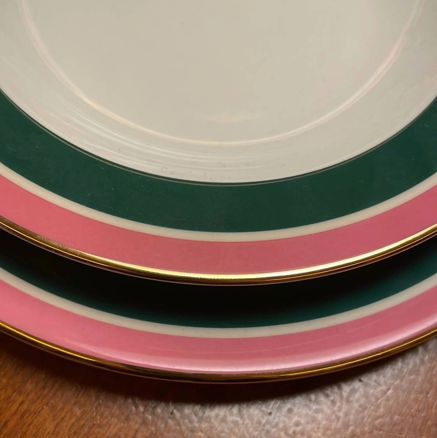 Soup And Dinner Plates Set Of 2 In Rainbow Blu