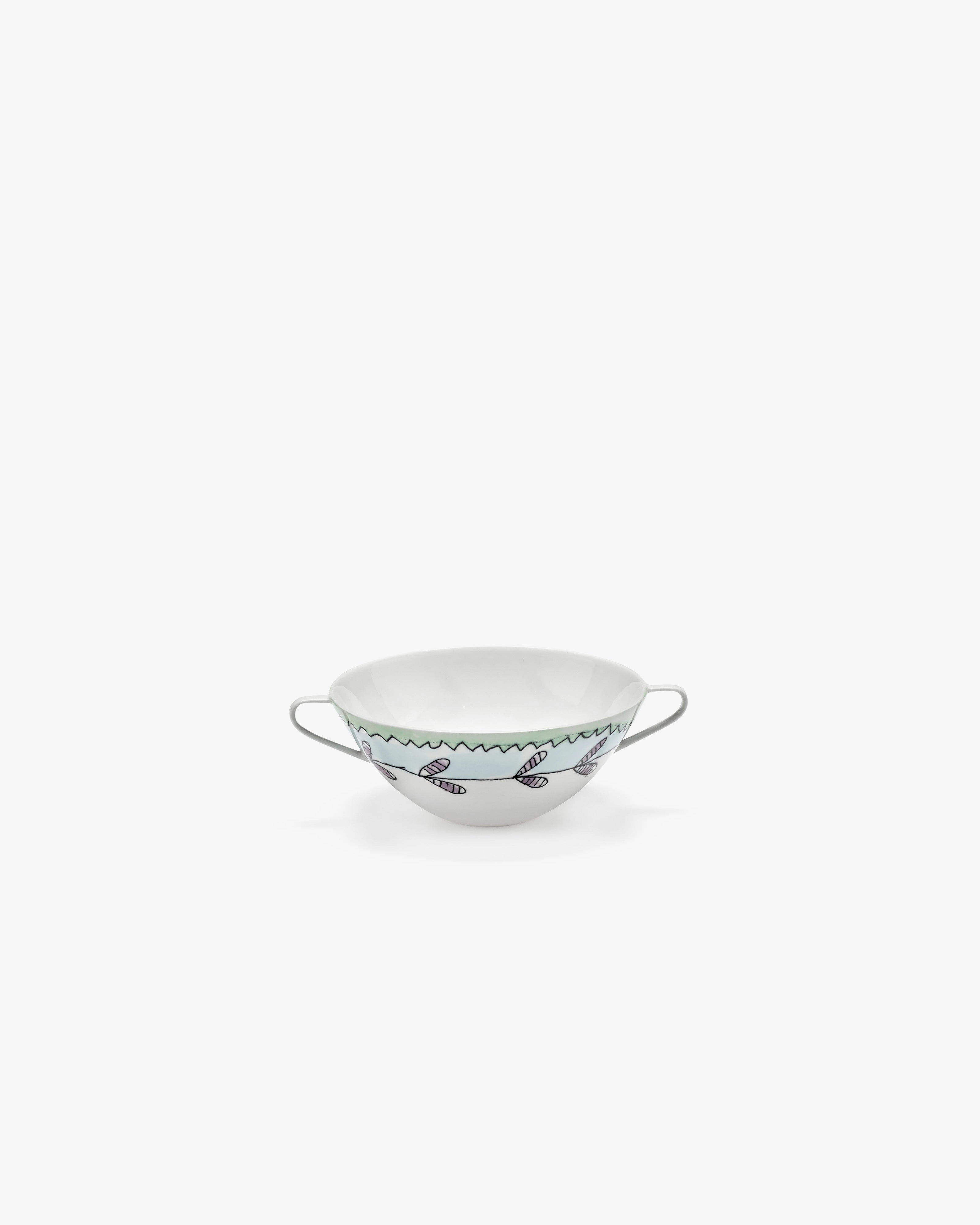 Soup bowl Blossom milk Midnight Flowers Dinnerware tableware outlet