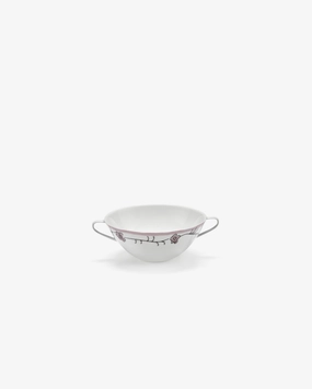 Soup bowl Dark viola Midnight Flowers Dinnerware tableware outlet