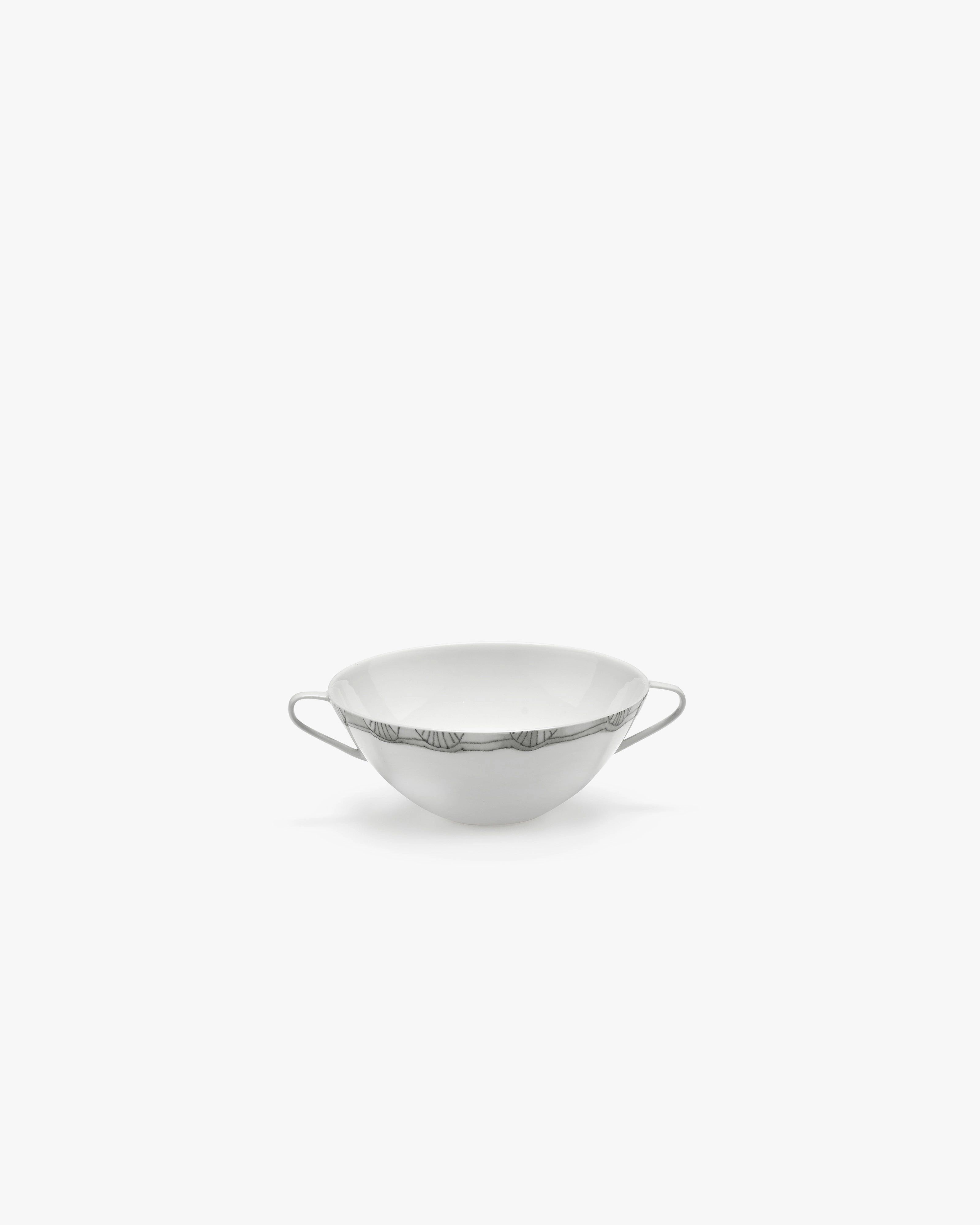 Soup bowl Mirtillo tea Midnight Flowers Dinnerware tableware outlet