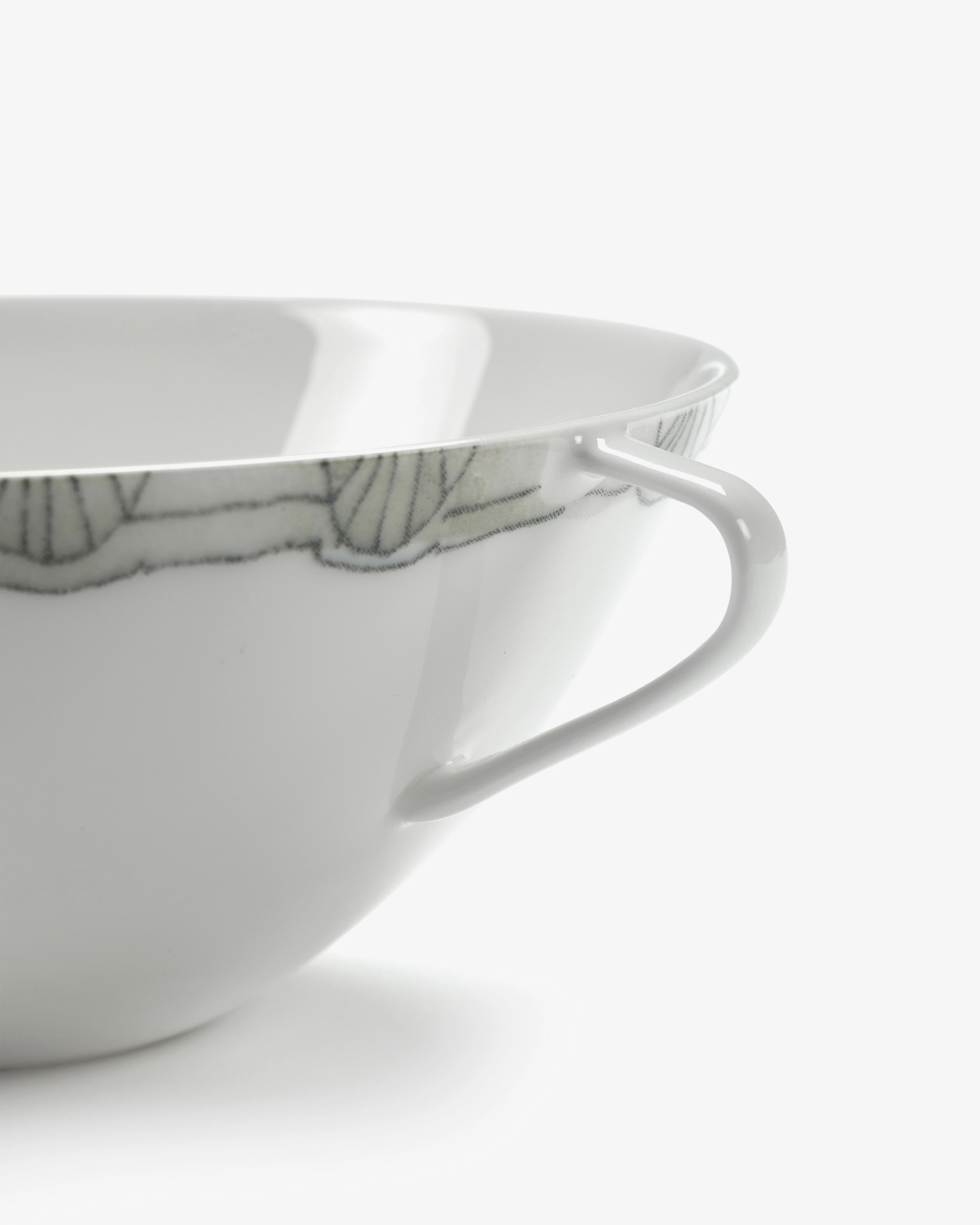 Soup bowl Mirtillo tea Midnight Flowers