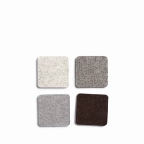 Square Coasters in Earth (Set of 4) Pantry & Bar essentials discount
