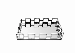 Square Shaped Mirror Tray with Modern Design Serveware deals online