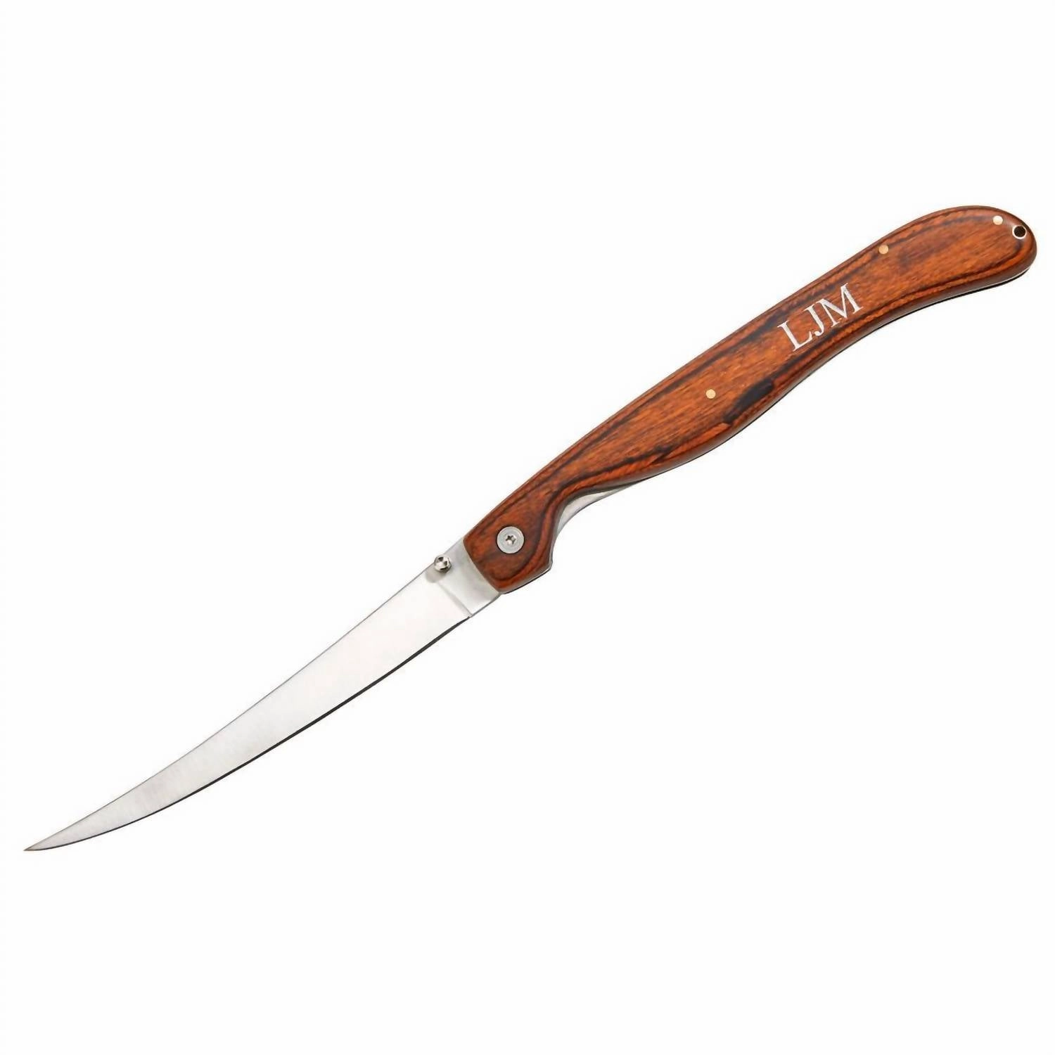 Stainless Steel Fillet Knife In Brown