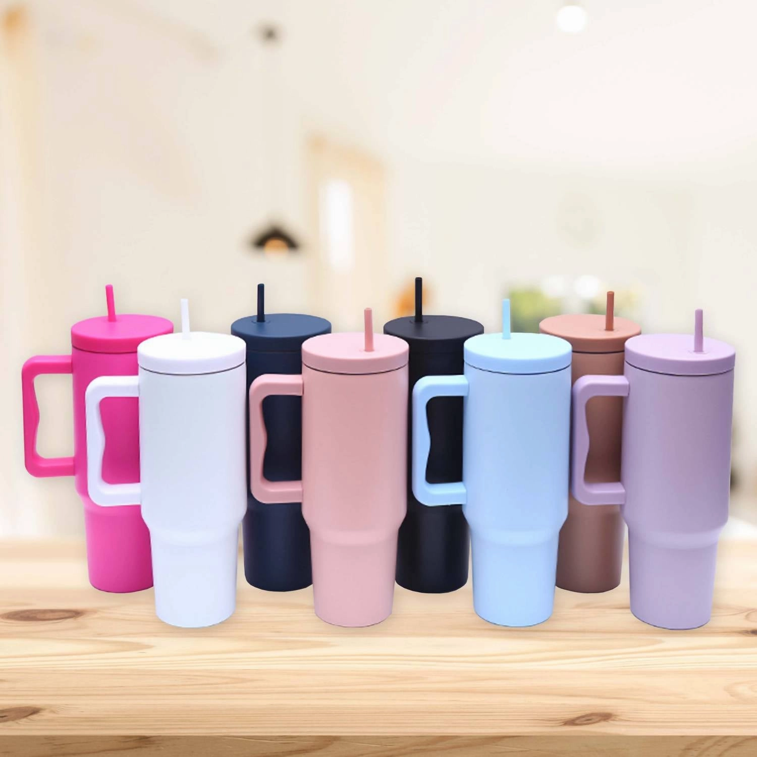 Stainless Steel Modern Tumbler In Tan