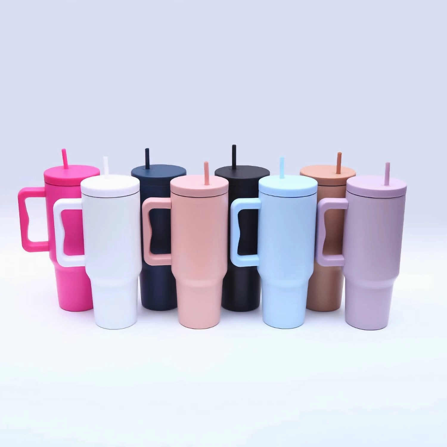 Stainless Steel Modern Tumbler In White