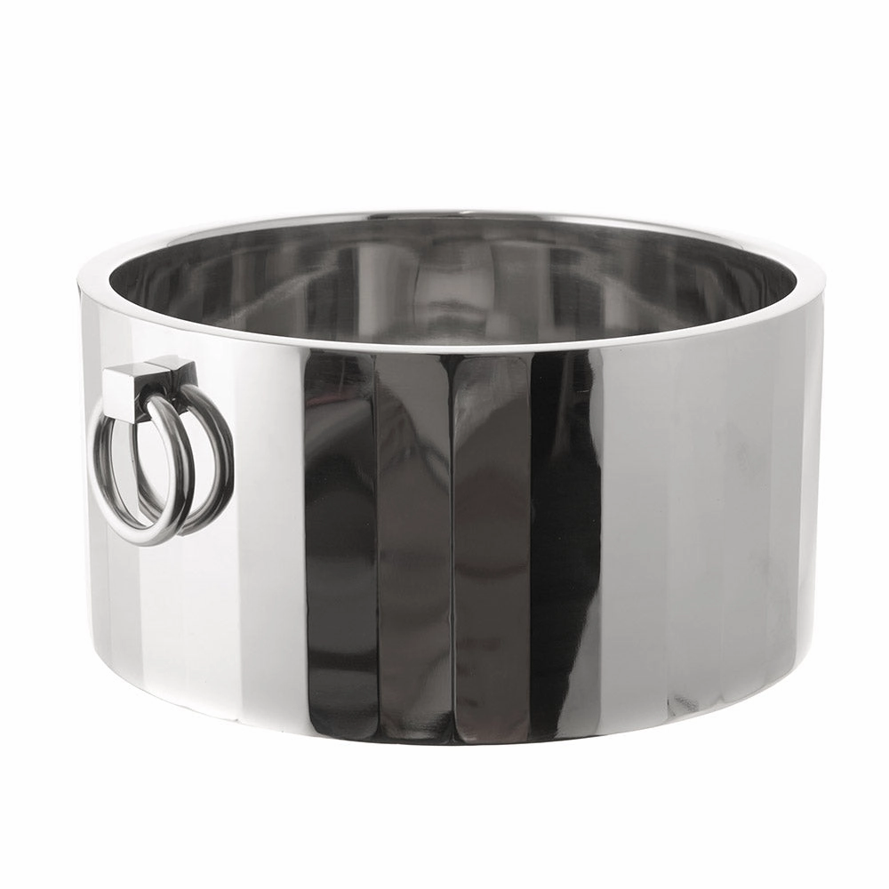 Stainless Steel Party Tub Double Wall Texture Shiny