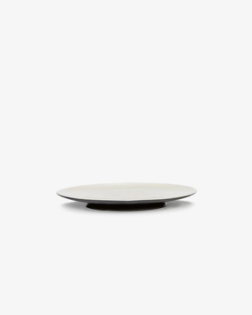 Starter plate black/off-white Ra Dinnerware tableware outlet