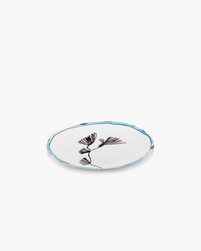 Starter plate Camelia aubergine Midnight Flowers Dinnerware tableware outlet