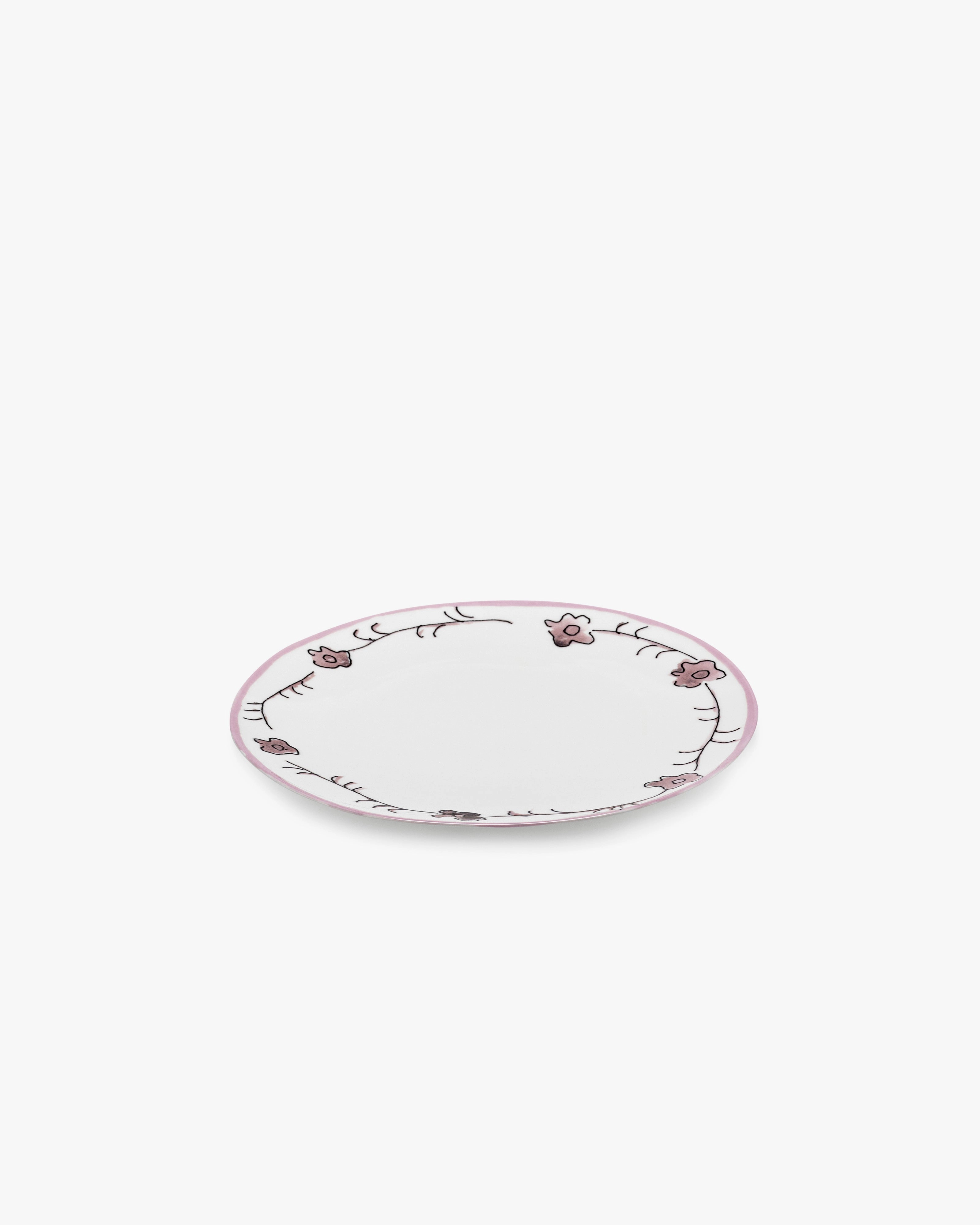 Starter plate Dark viola Midnight Flowers Dinnerware tableware outlet
