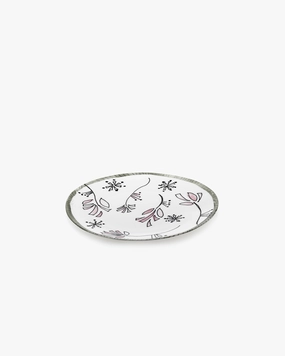 Starter plate Fiore rosa Midnight Flowers Dinnerware tableware outlet