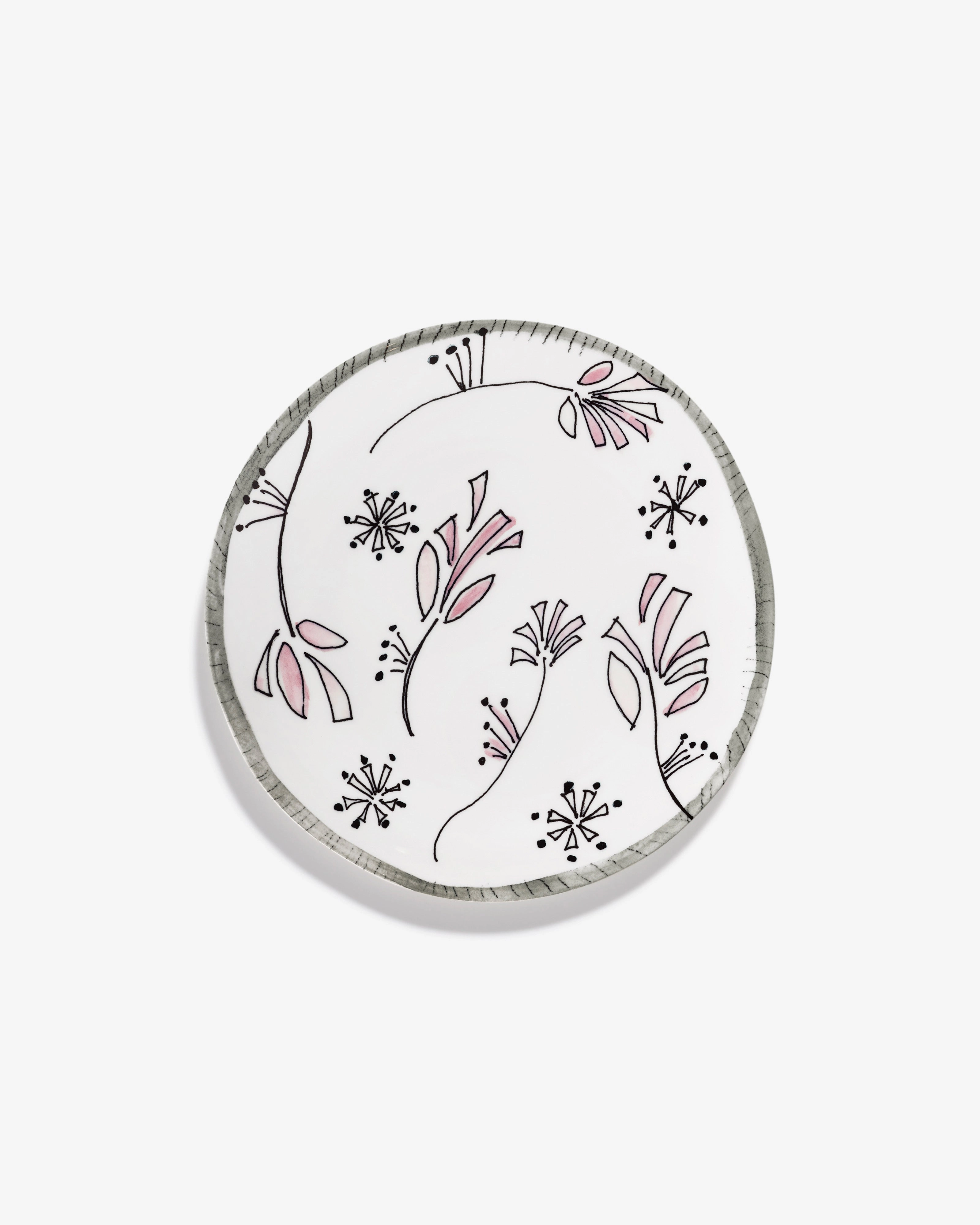 Starter plate Fiore rosa Midnight Flowers