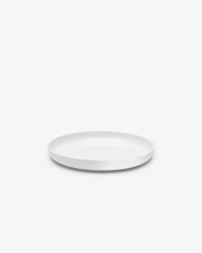 Starter plate high white glazed Base Dinnerware tableware outlet