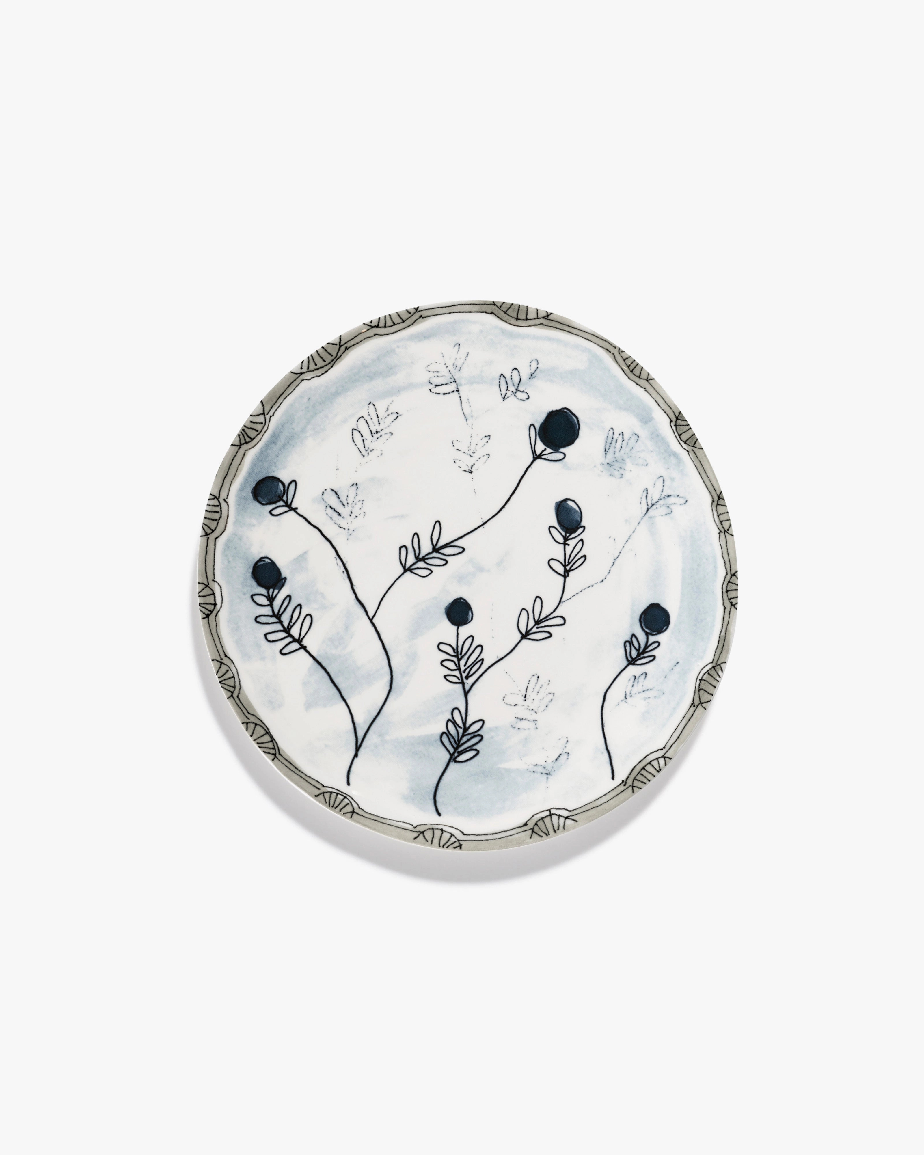 Starter plate Mirtillo tea Midnight Flowers
