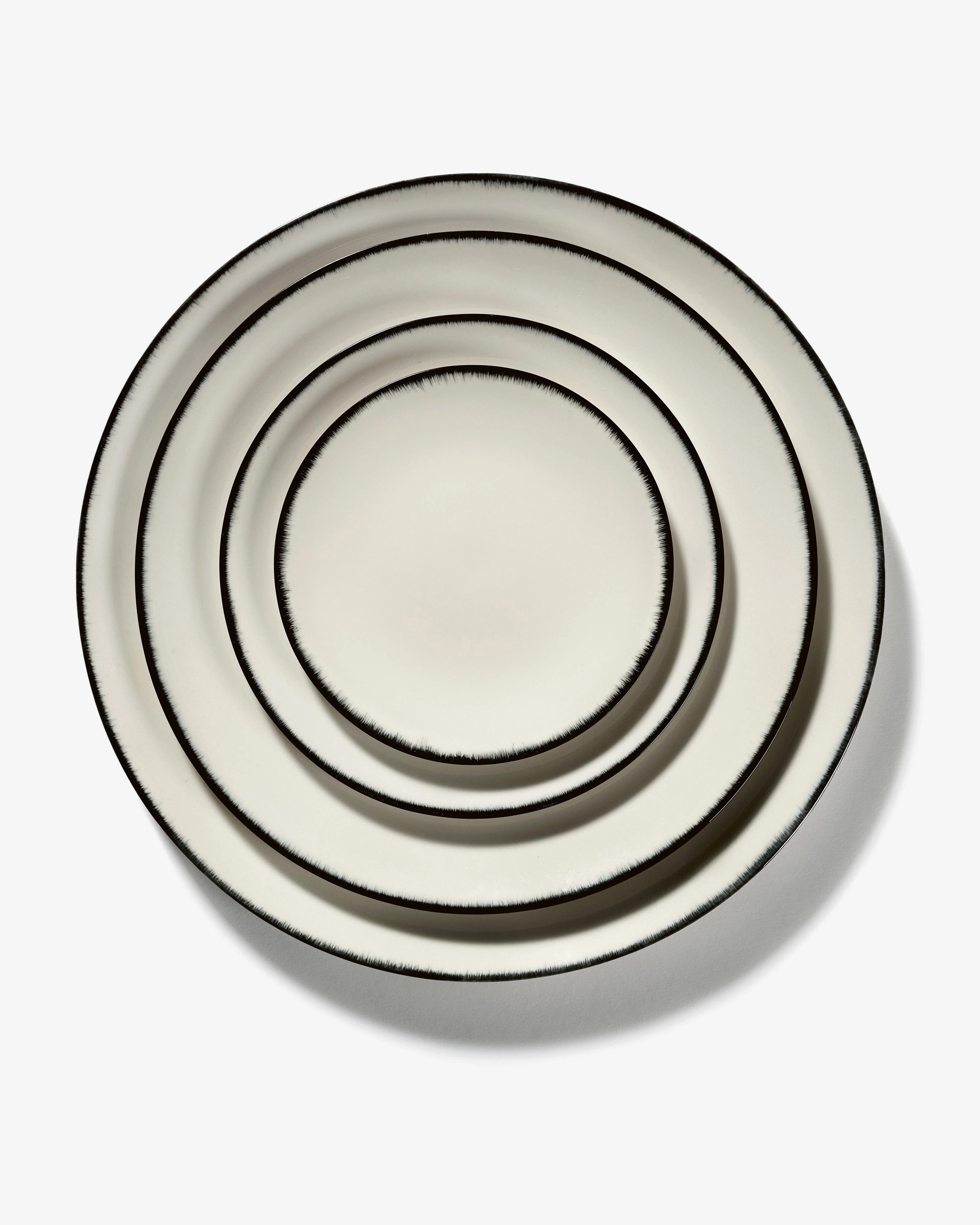Starter plate white/black variation 1 D