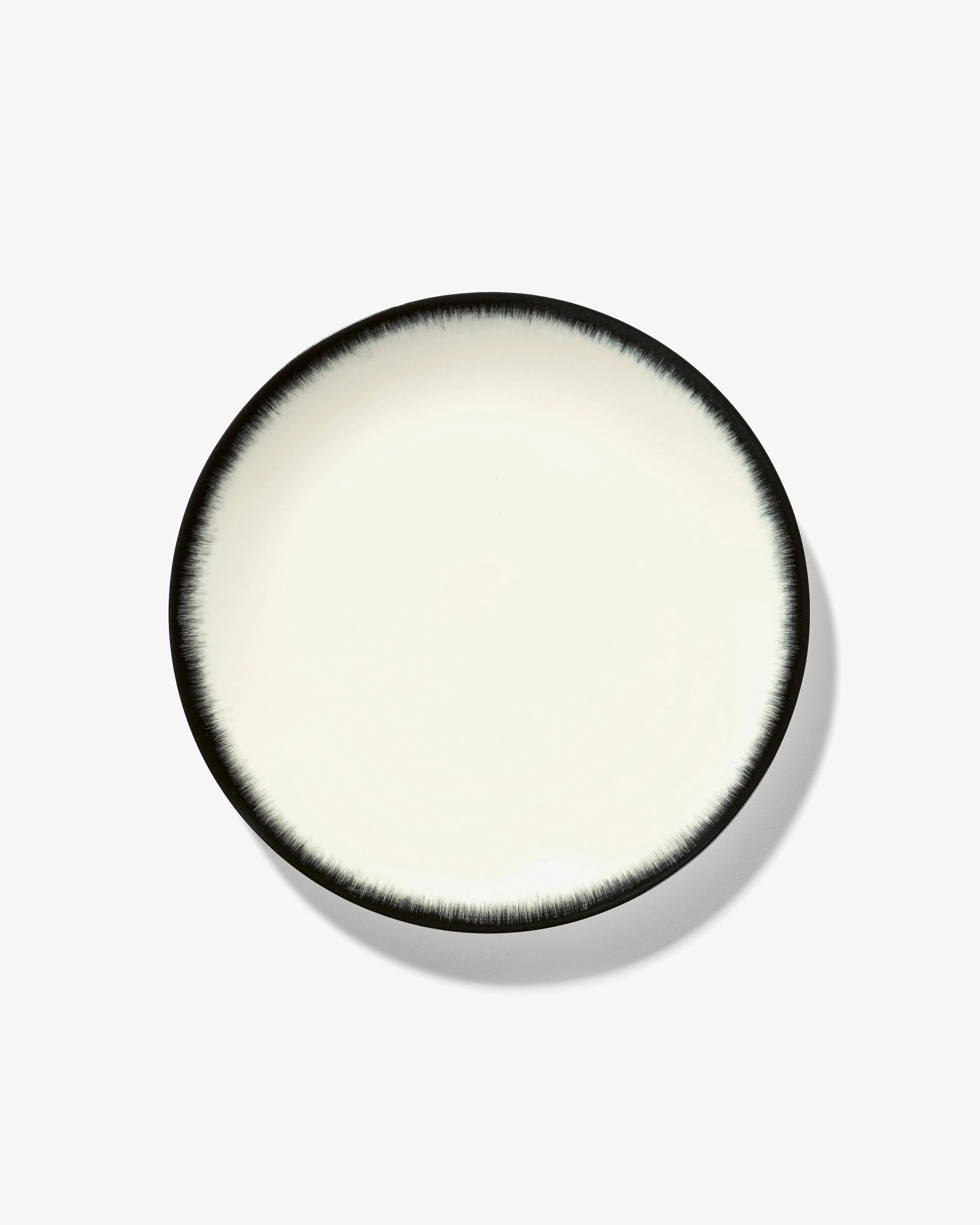 Starter plate white/black variation 3 D Dinnerware tableware outlet