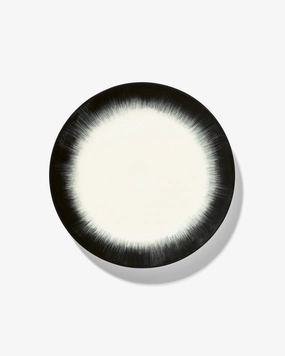 Starter plate white/black variation 4 D Dinnerware tableware outlet