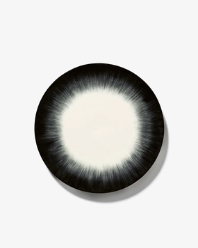 Starter plate white/black variation 5 D Dinnerware tableware outlet