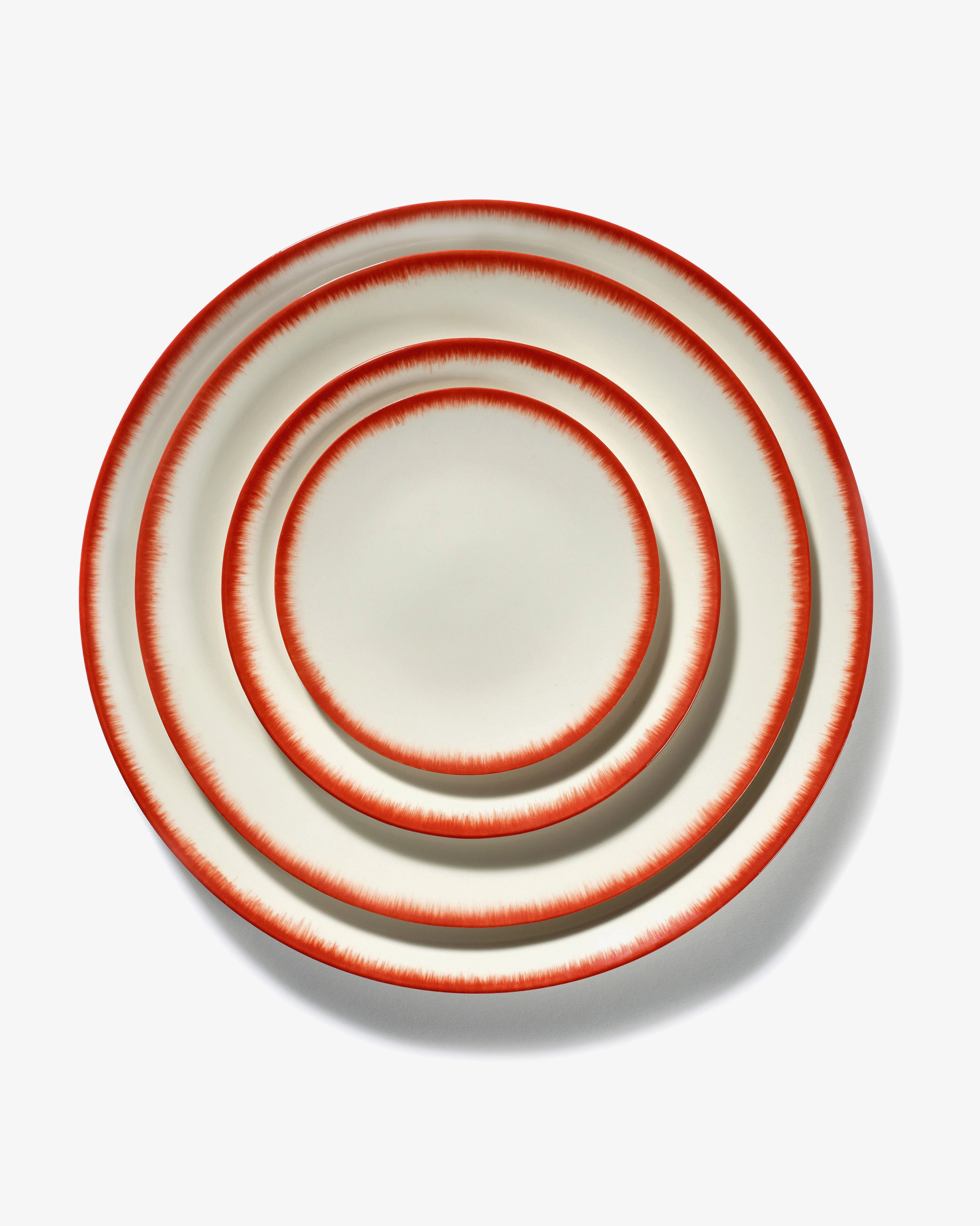 Starter plate white/red variation 2 D
