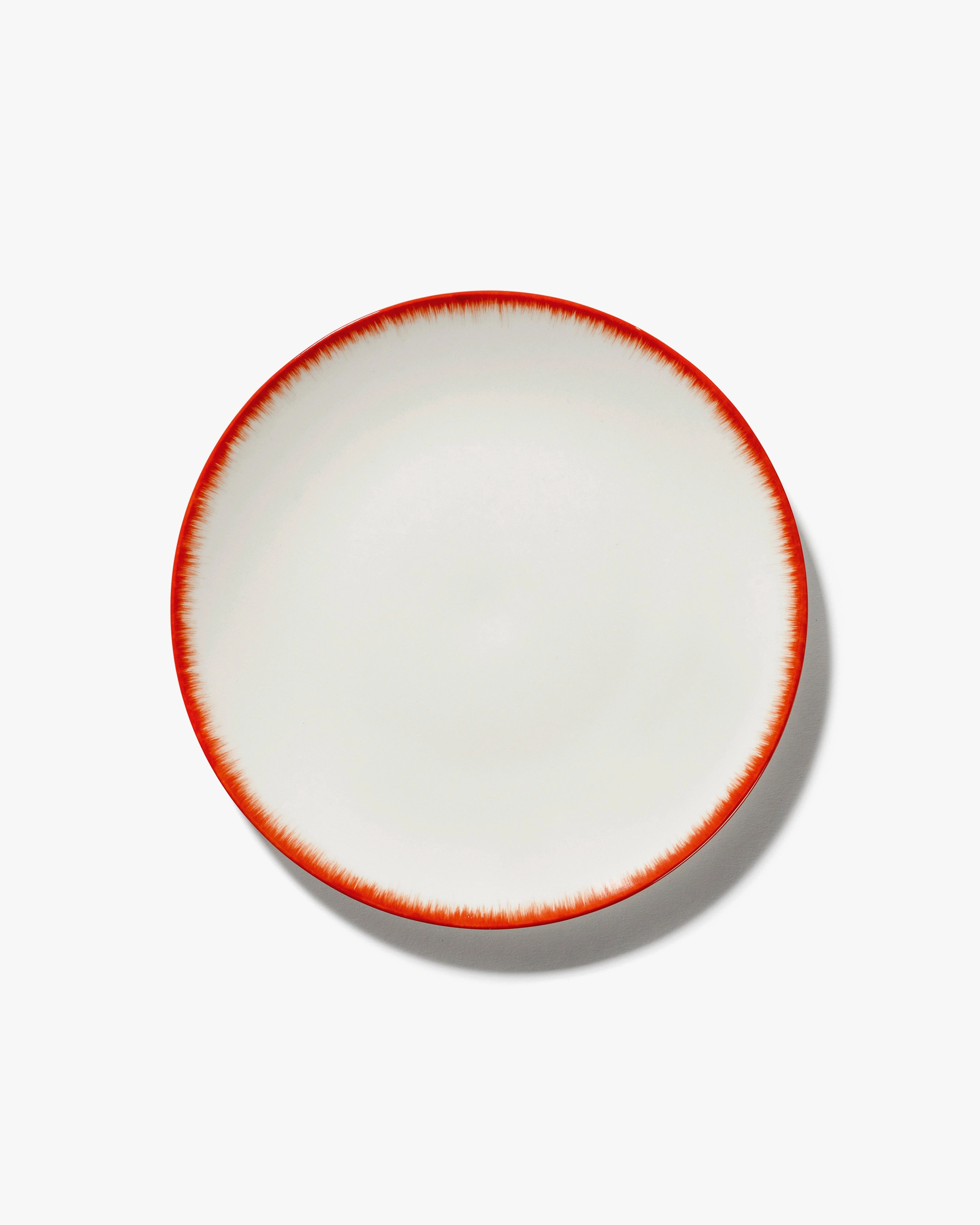 Starter plate white/red variation 2 D Dinnerware tableware outlet