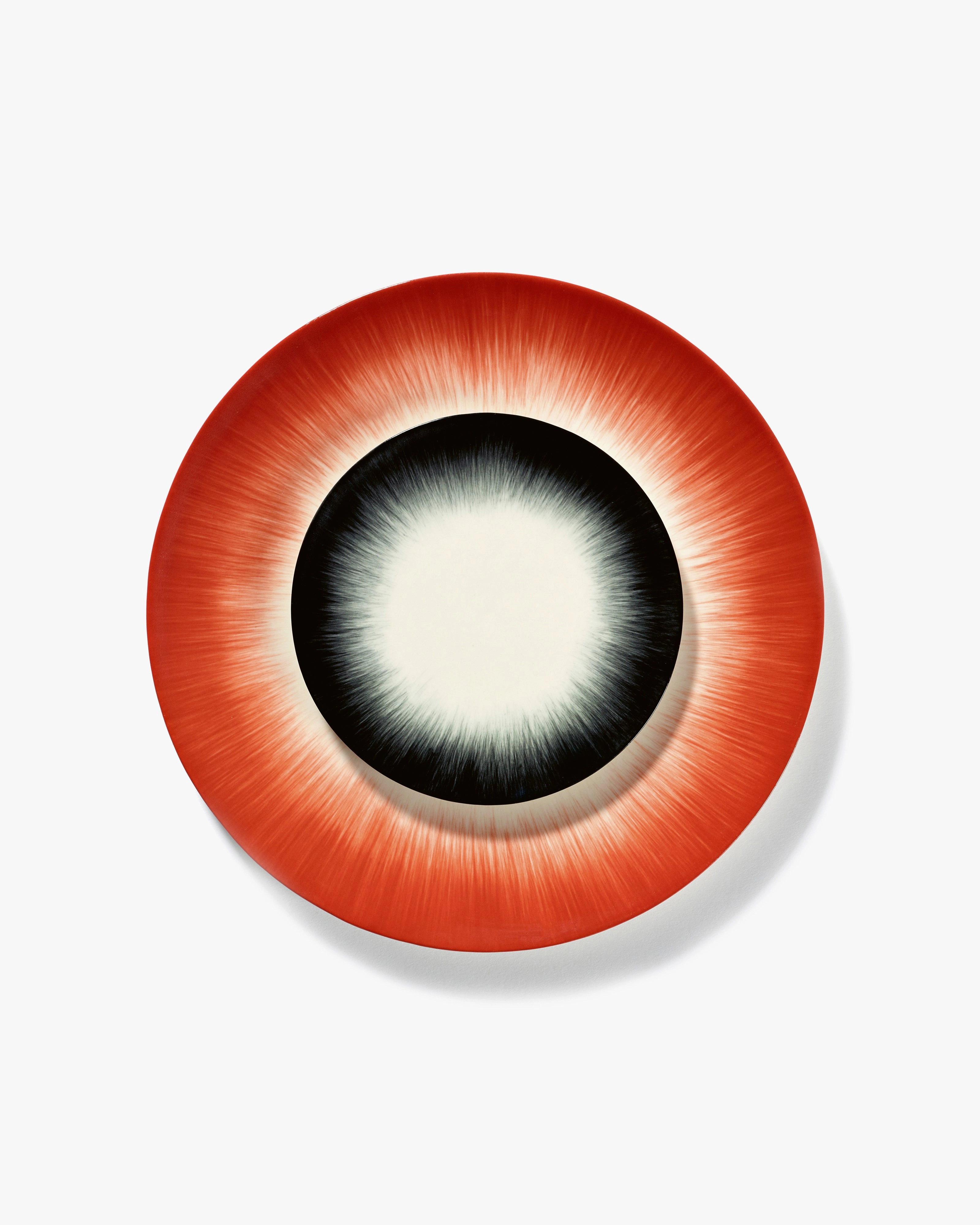 Starter plate white/red variation 5 D