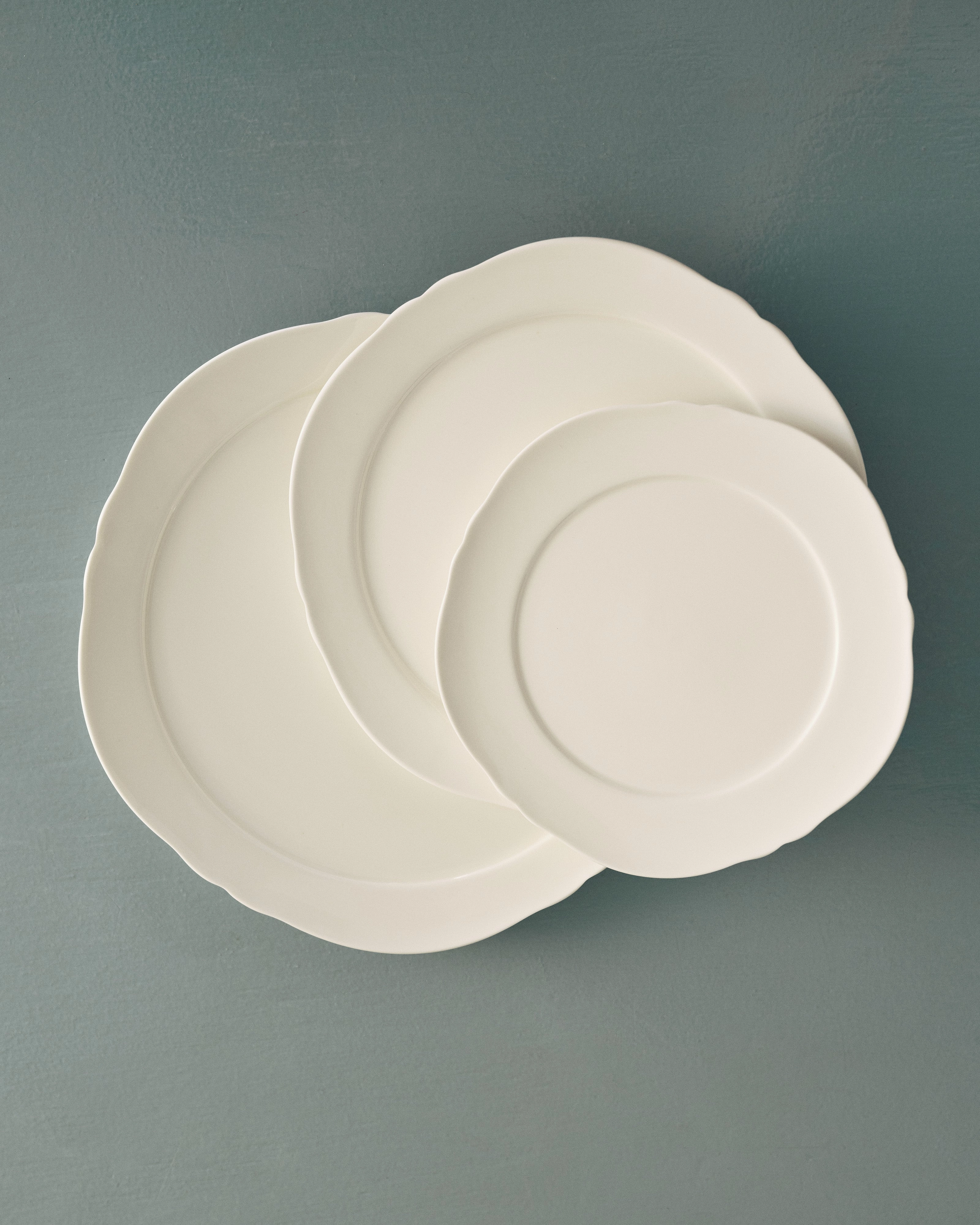 Starter plate white Silhouette