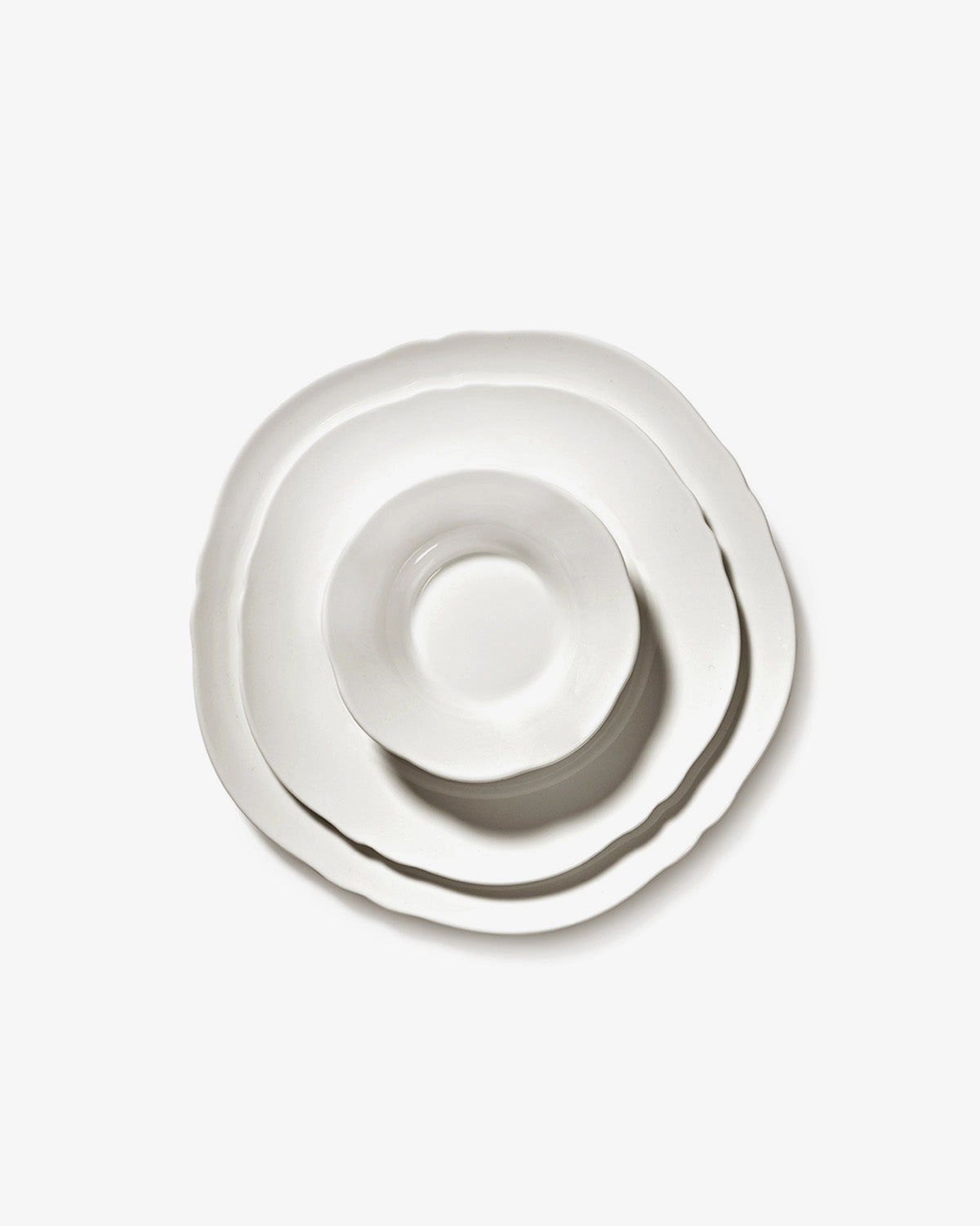 Starter plate white Silhouette