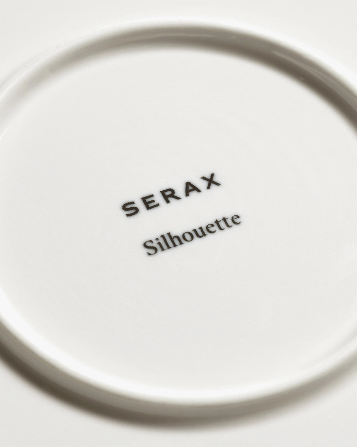 Starter plate white Silhouette