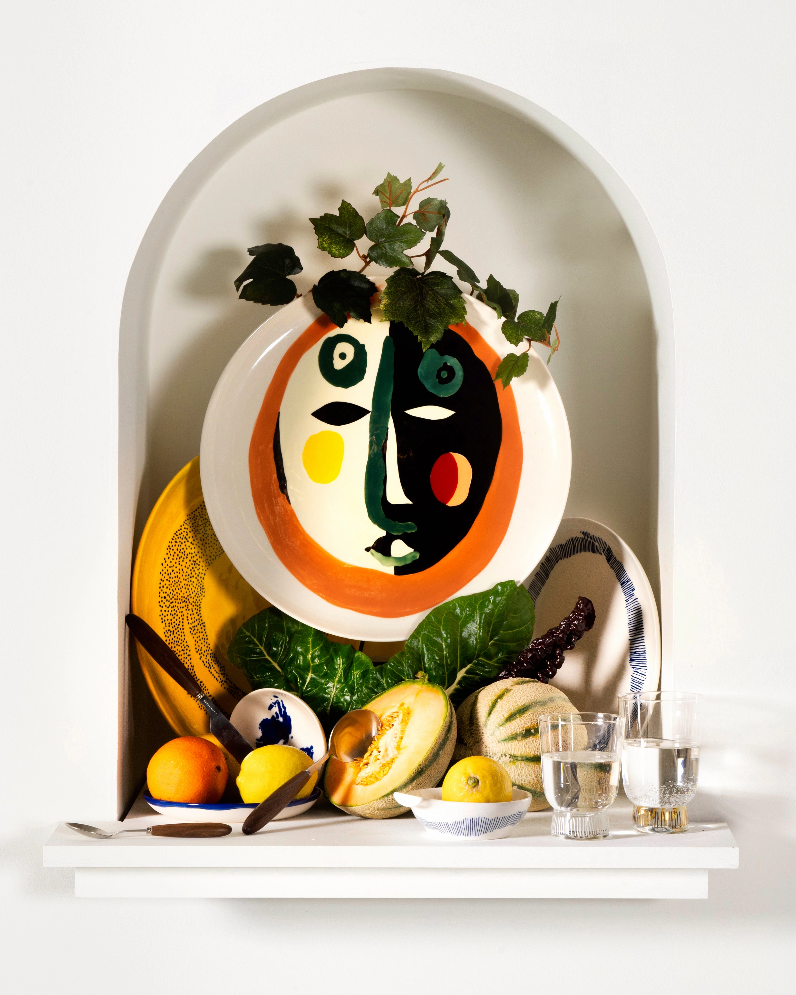 Starter plate with face 1 Feast