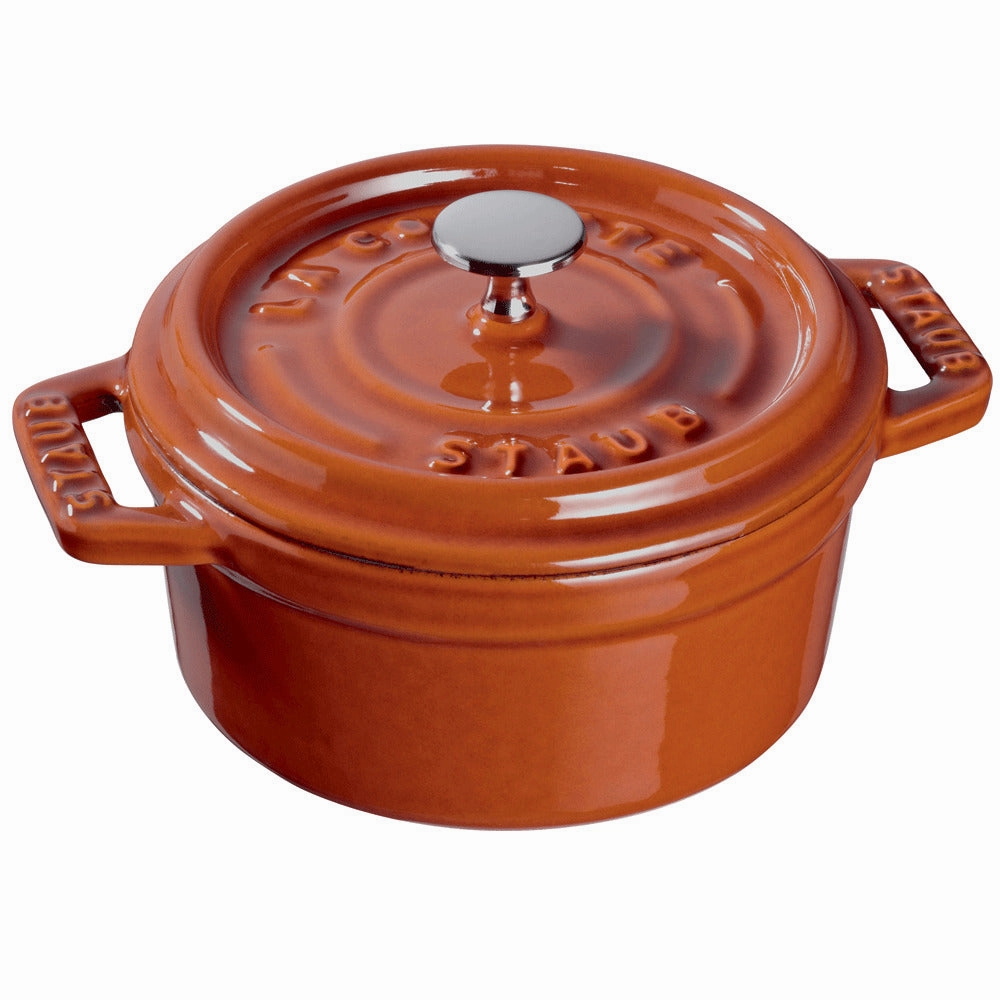 Staub Cast Iron 0.25-qt Mini Round Cocotte