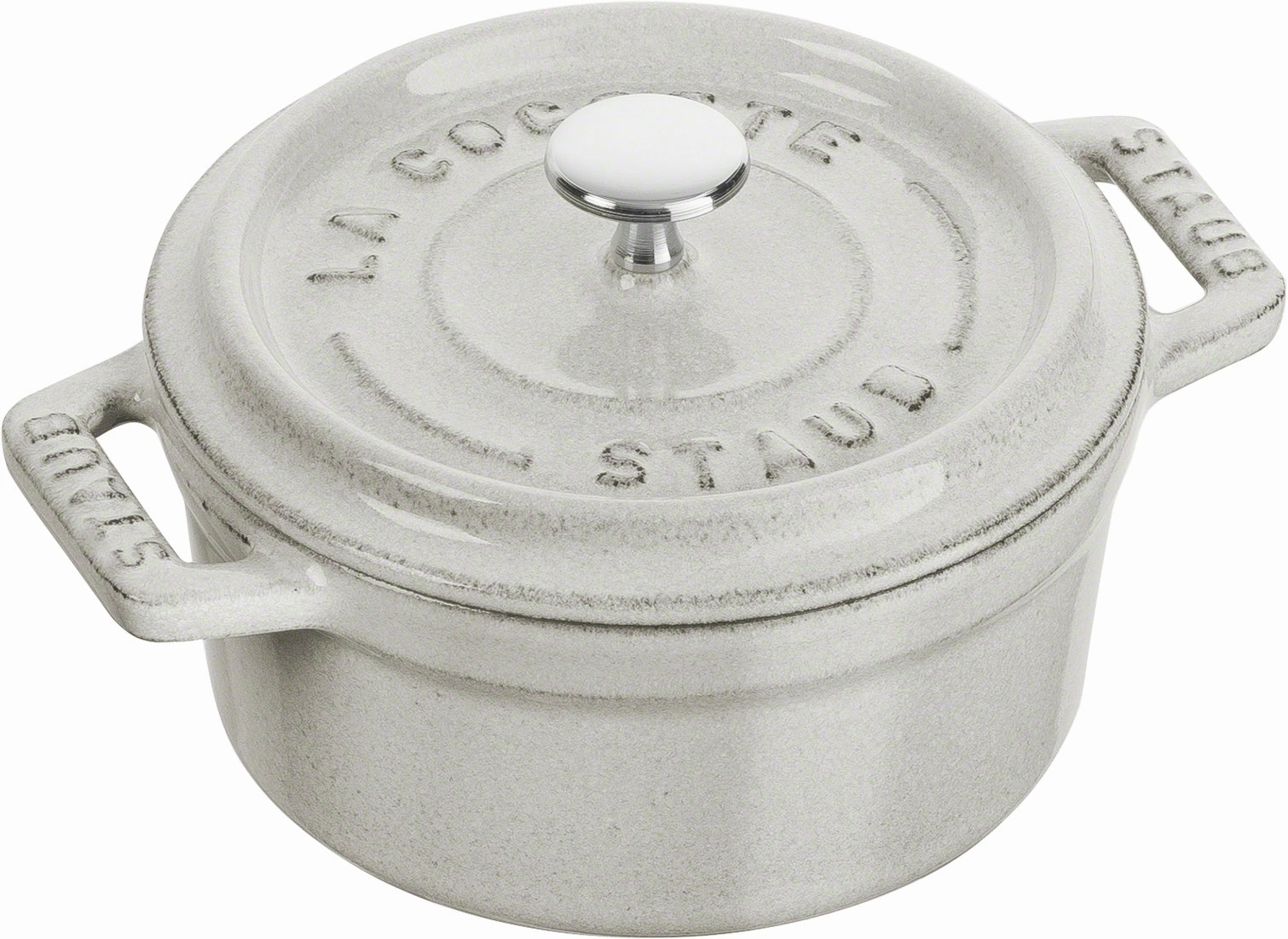 Staub Cast Iron 0.25-qt Mini Round Cocotte