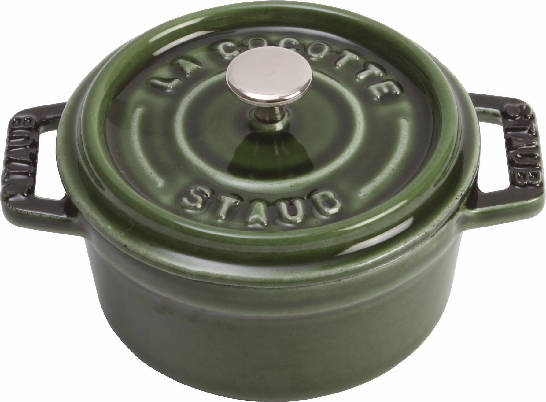 Staub Cast Iron 0.25-qt Mini Round Cocotte
