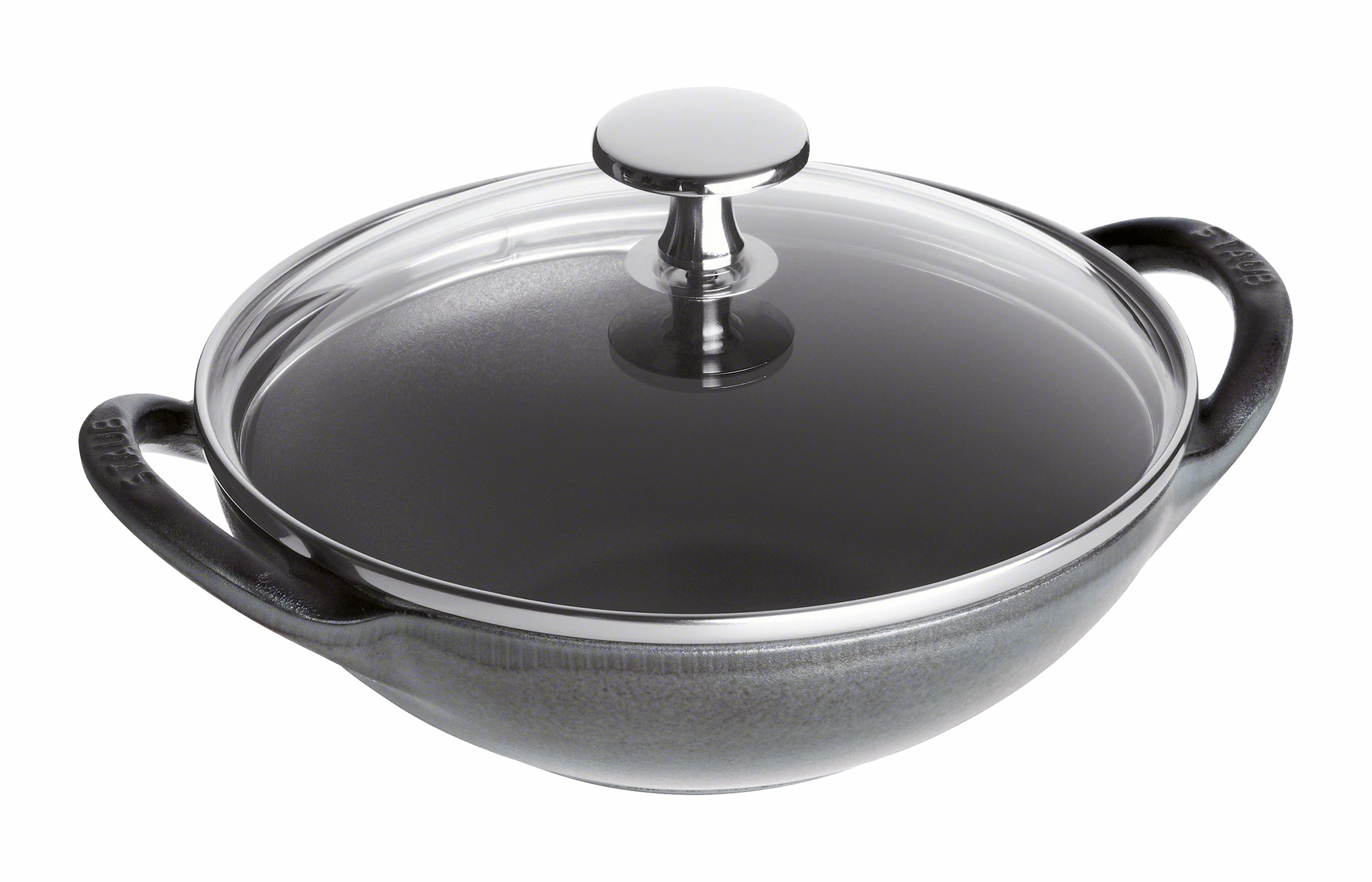 Staub Cast Iron 0.5-qt Baby Wok Cookware holiday sale