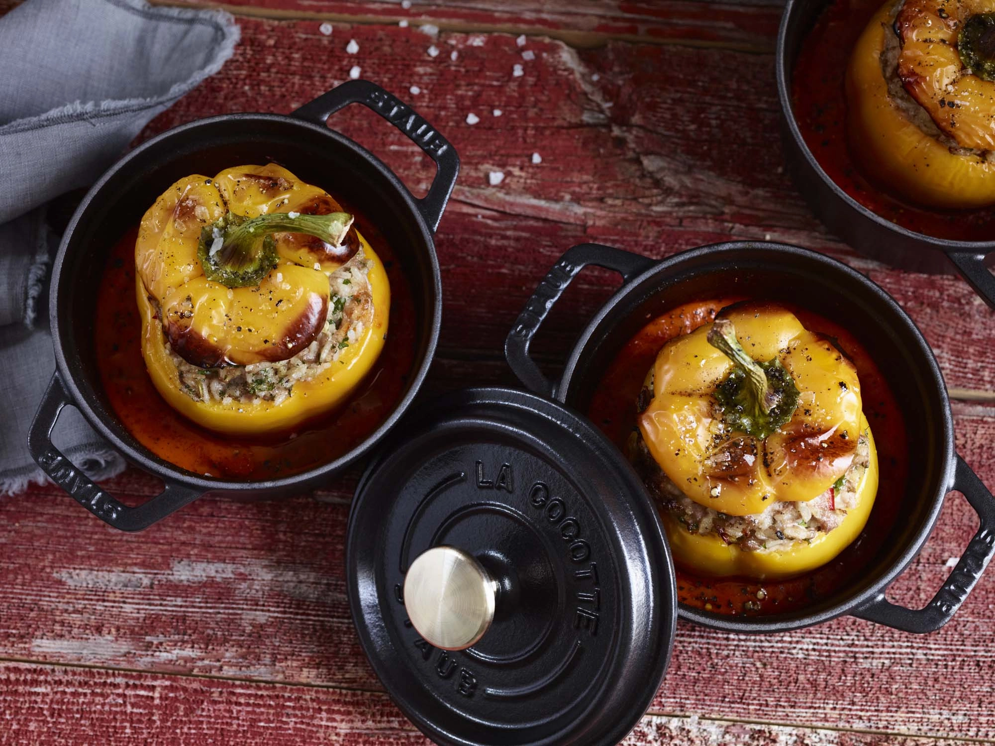 Staub Cast Iron 0.5-qt Round Cocotte