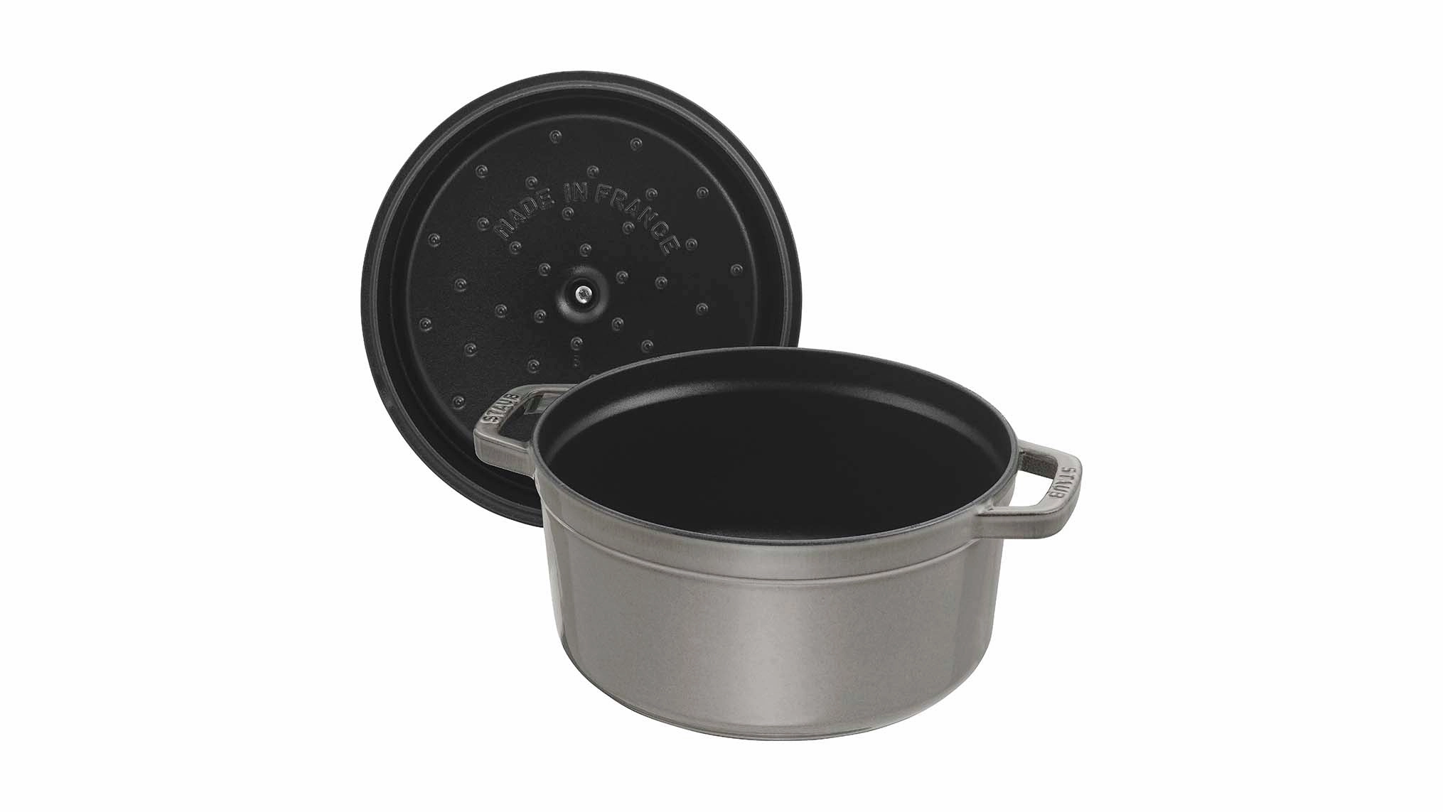Staub Cast Iron 0.75-qt Round Cocotte