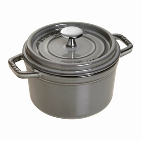 Staub Cast Iron 0.75-qt Round Cocotte Cookware holiday sale