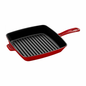 Staub Cast Iron 10-inch Square Grill Pan Cookware holiday sale