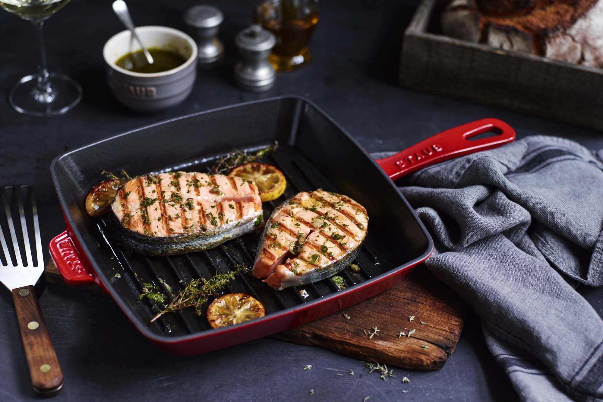 Staub Cast Iron 10-inch Square Grill Pan