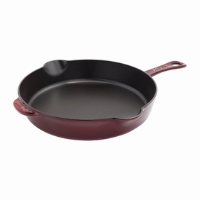 Staub Cast Iron 11-inch Traditional Skillet Cookware holiday sale